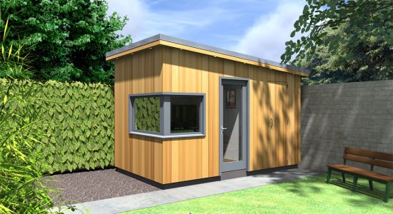 beautiful, well insulated modern garden room, may be used as garden studio or garden office pod